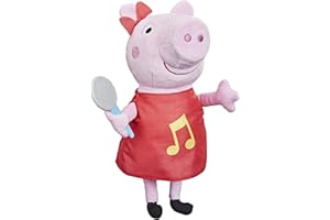 Peppa Pig Toys Oink-Along Songs Peppa, Singing Plush Doll, Preschool Toys for 3 Year Old Girls and Boys and Up