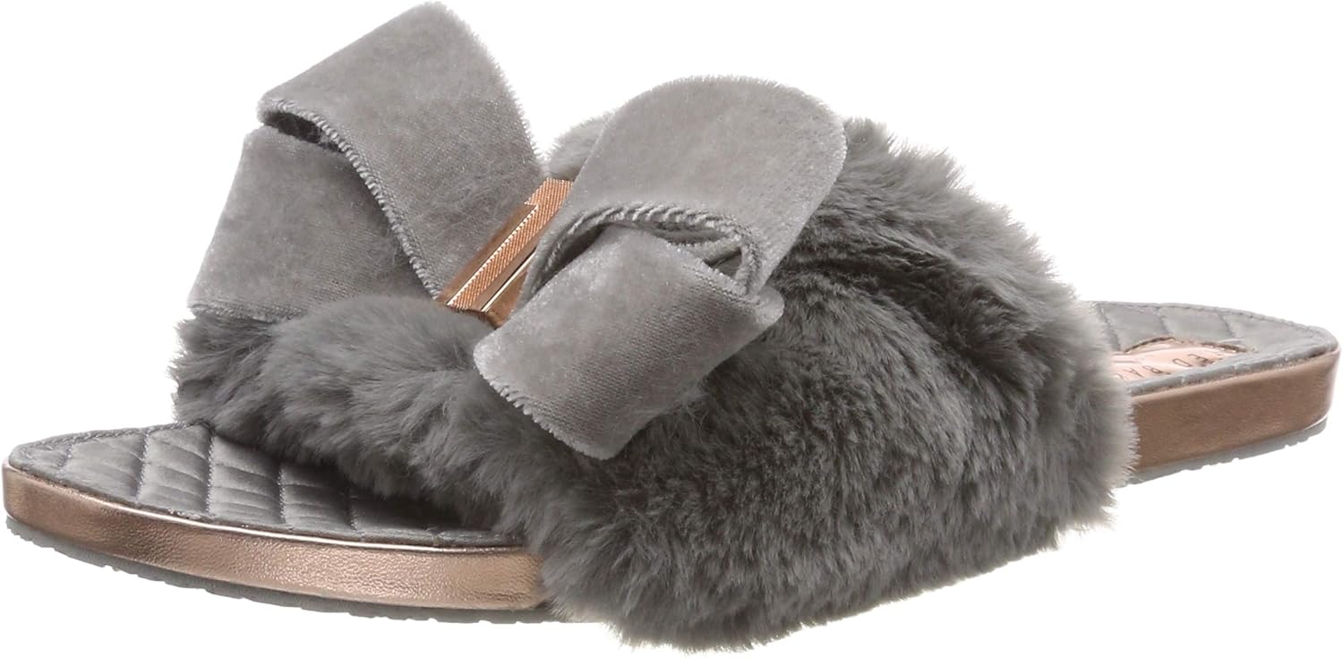 ted baker fur slippers