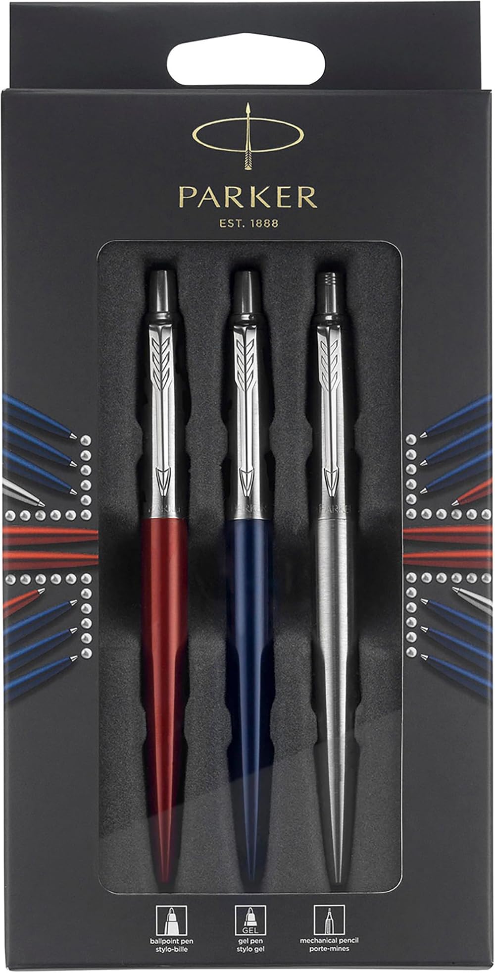 Parker Jotter London Trio Discovery Pack Ballpoint Gel Pen Pencil
