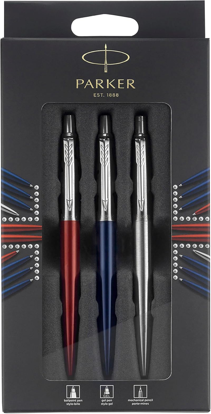 Parker Jotter London Trio Discovery Pack Ballpoint Gel Pen Pencil