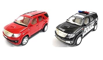 red police car toy