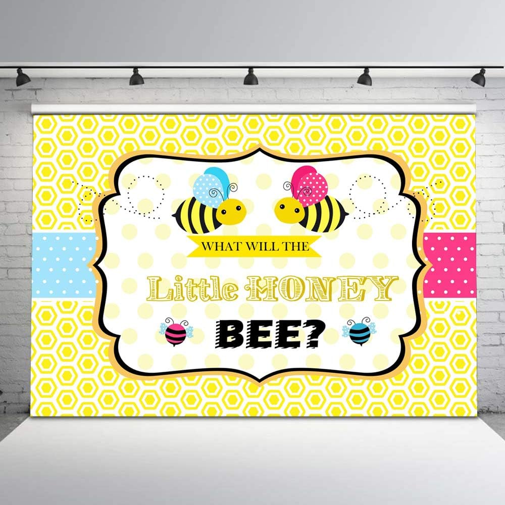 6x4 Mocsicka 6x4ft Bee Gender Reveal Party Backdrop What Will It Bee Bumble Photo Background Vinyl He Or She Gender Reveal Party Backdrops Photo Backgrounds Accessories Supplies Giaxesubaru Vn