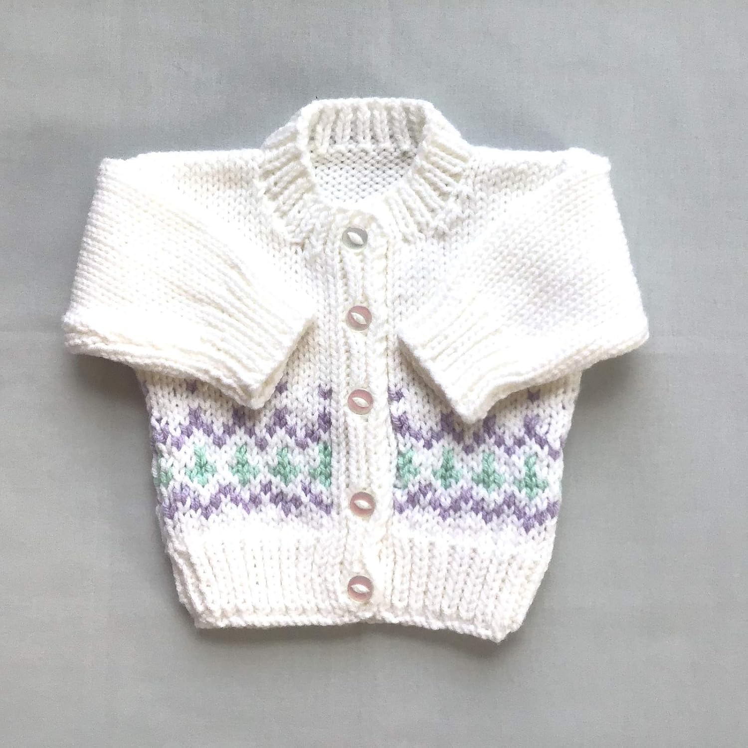 hand knitted baby cardigans