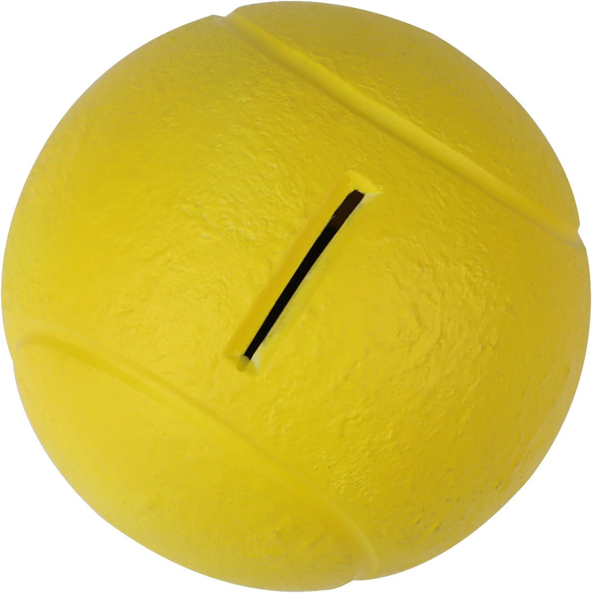 HMF 48910 Money Box, Tennis Ball, Charity Box, Donation Box, Piggy Bank, Acrylic, 10 cm Diameter, Yellow - Image 4