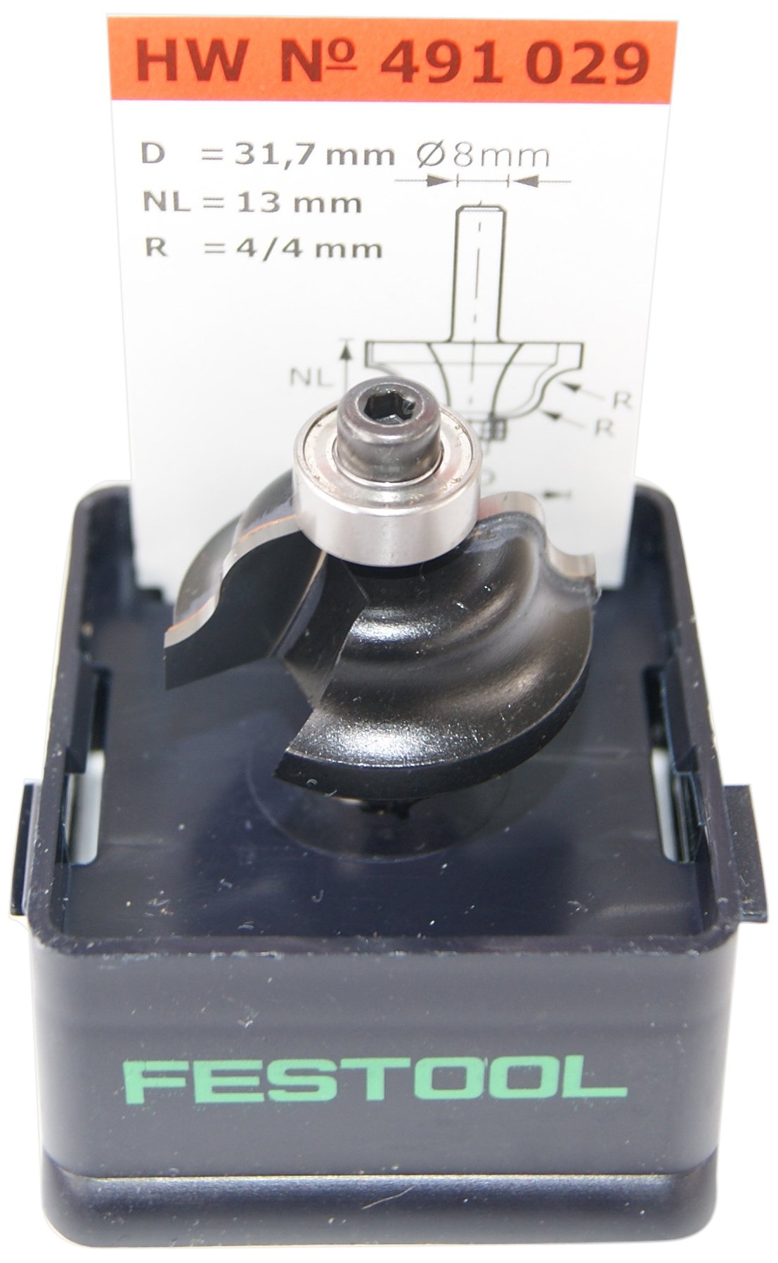 Festool Roman ogee cutter HW S8 D31,7/R4/R4