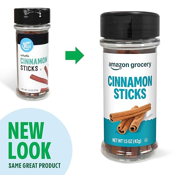 AMAZON GROCERY, CINNAMON STICKS, 1.5 OZ