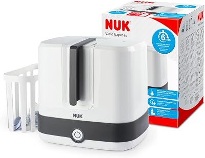 Vario Express Stérilisateur de Biberons | Arrêt Automatique | Jusqu'à 6 Bouteilles + Accessoires en 6 Min