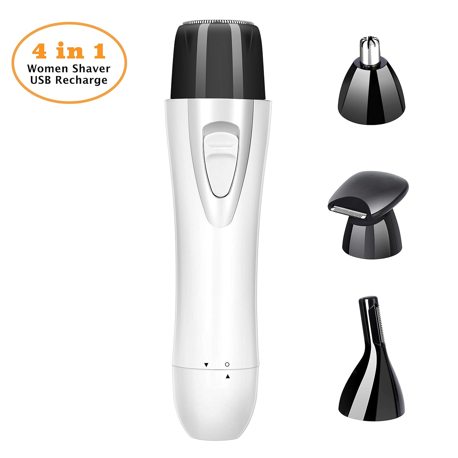 Beautlinks White Hair Removal For Women 4 In 1 Rechargeable Nose