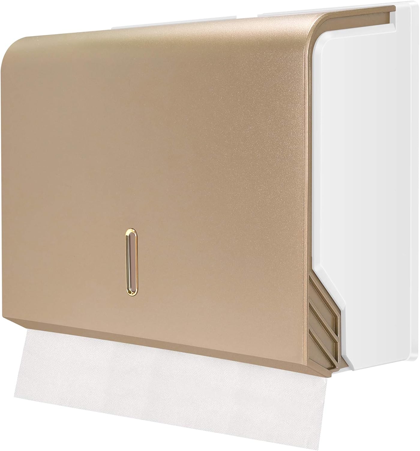 Janitorial Sanitation Supplies Wall Mount Paper Towel Dispenser With Lid Clear Folded Paper Towel Holder For Bathroom Toilet And Kitchen Suitable For Z Fold C Fold Or Multi Fold Paper Towels Pack Of 1 By Cq Acrylic