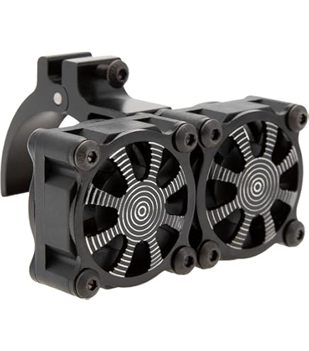 Aluminum Fin Nitro Hobbies Aluminum 540/550 Motor Heat Sink W