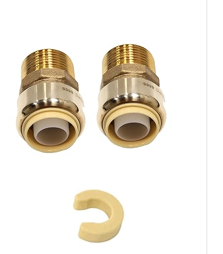 50 Pieces XFITTING 1/2\" Push Fit X 1/2\" FIP Faucet...
