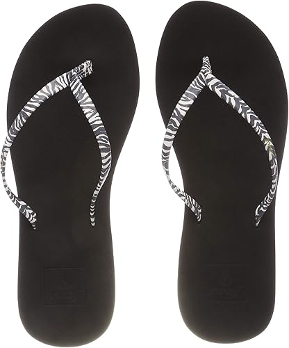 reef animal print flip flops