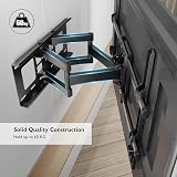 BONTEC TV Wall Bracket 32-85 Inch Full Motion Dual Arm 60kg VESA 600x400 view 2