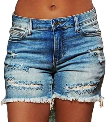 womens cut out jeans