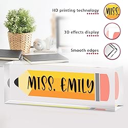 Custom Teacher Name Plate for Desk - Personalized