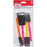 Mod Podge FBA Scrapbooking Foam Brush Set, (4-Piece), Assorted 4 Count
