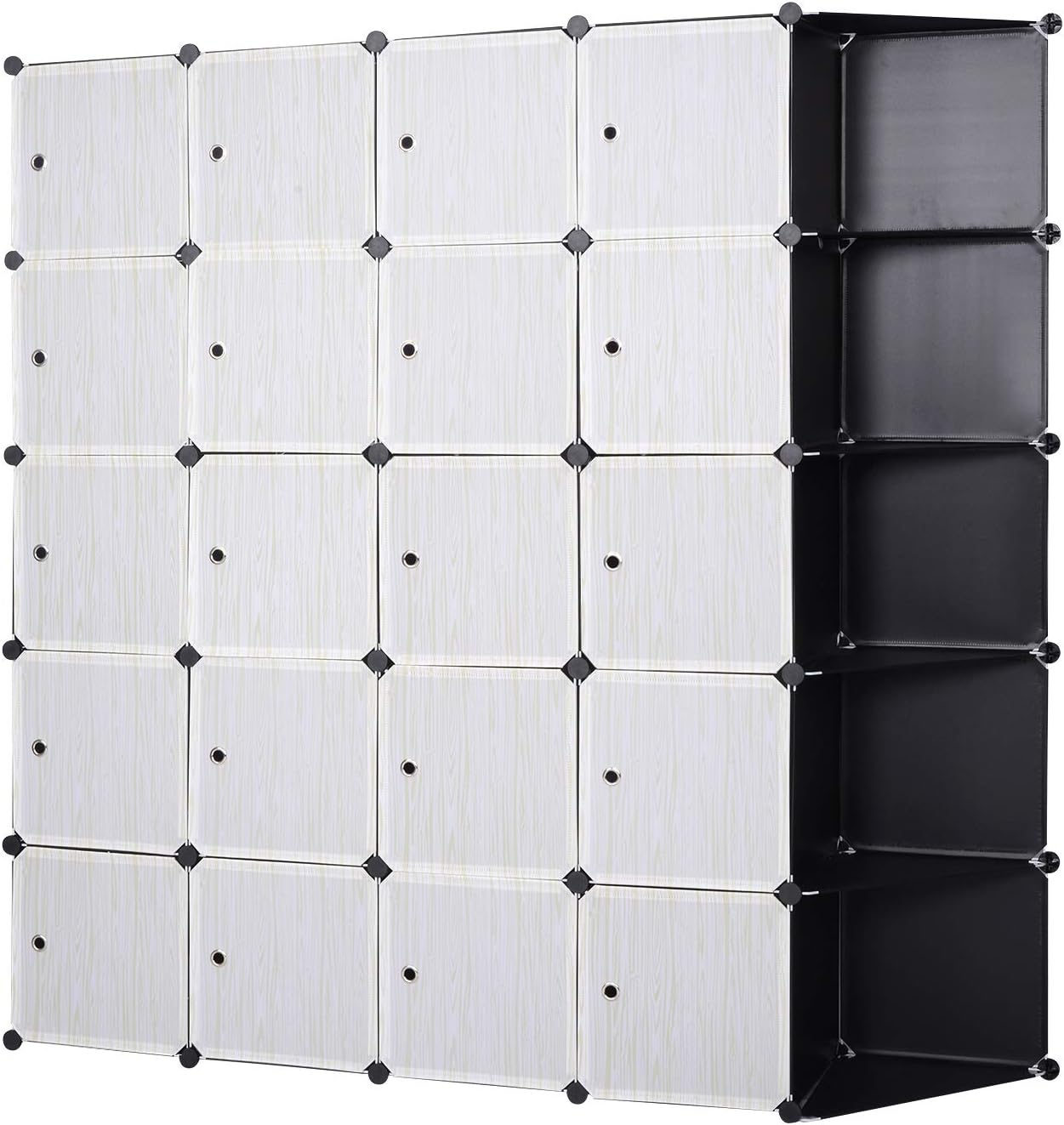 eSituro Armario Organizador Modular Estanterías de Montaje de DIY