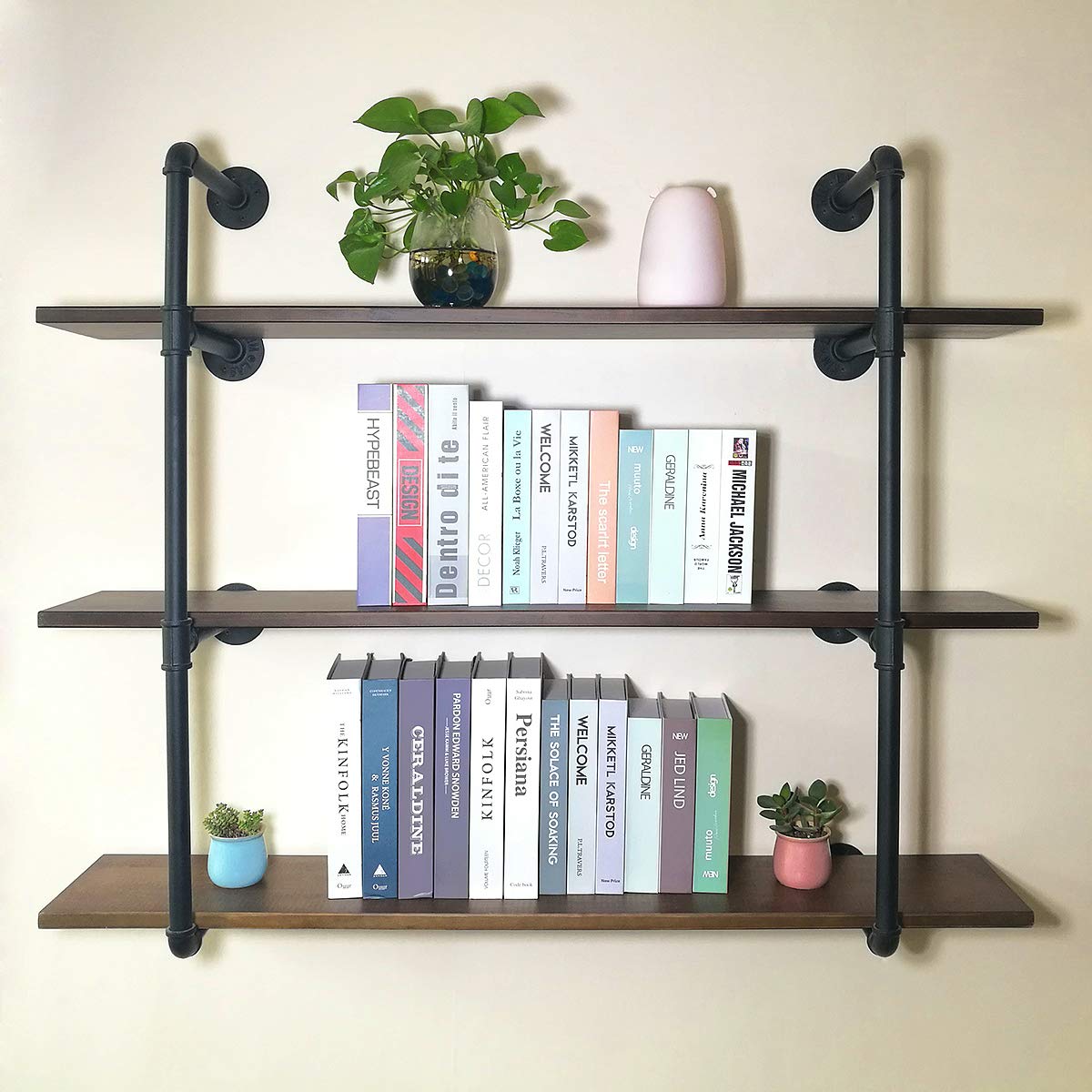 Living Room Storage Brackets and Board,Bookshelves,with mounting Screws