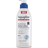 Aquaphor Daily Hydrating Face and Body Lotion, Hyaluronic Acid, 16 FL OZ | Face and Body Moisturizer for Normal to Dry, Sensitive Skin, 72 Hours of Hydration, Non-Comedogenic, Paraben, Fragrance Free