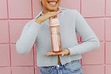 LifeStraw Go Series Water Filter Bottle 22oz Cherry Blossom Pink BPA Free view 3