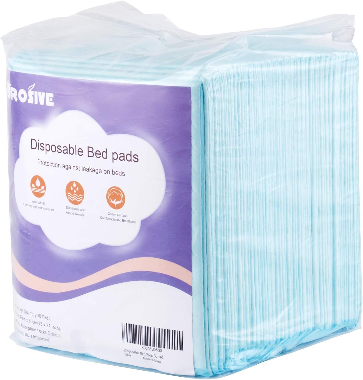 Matrasbescherming, hoezen GoodNites Disposable Bed Pads for Nightime Bedwetting NonSlip