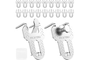 CQDAXUMY 20 Pcs Claw Drywall Picture Hangers, Heavy Duty No Drill Wall Hanging Hooks, Supports Up to 45LB/ 20KG - No Damage N