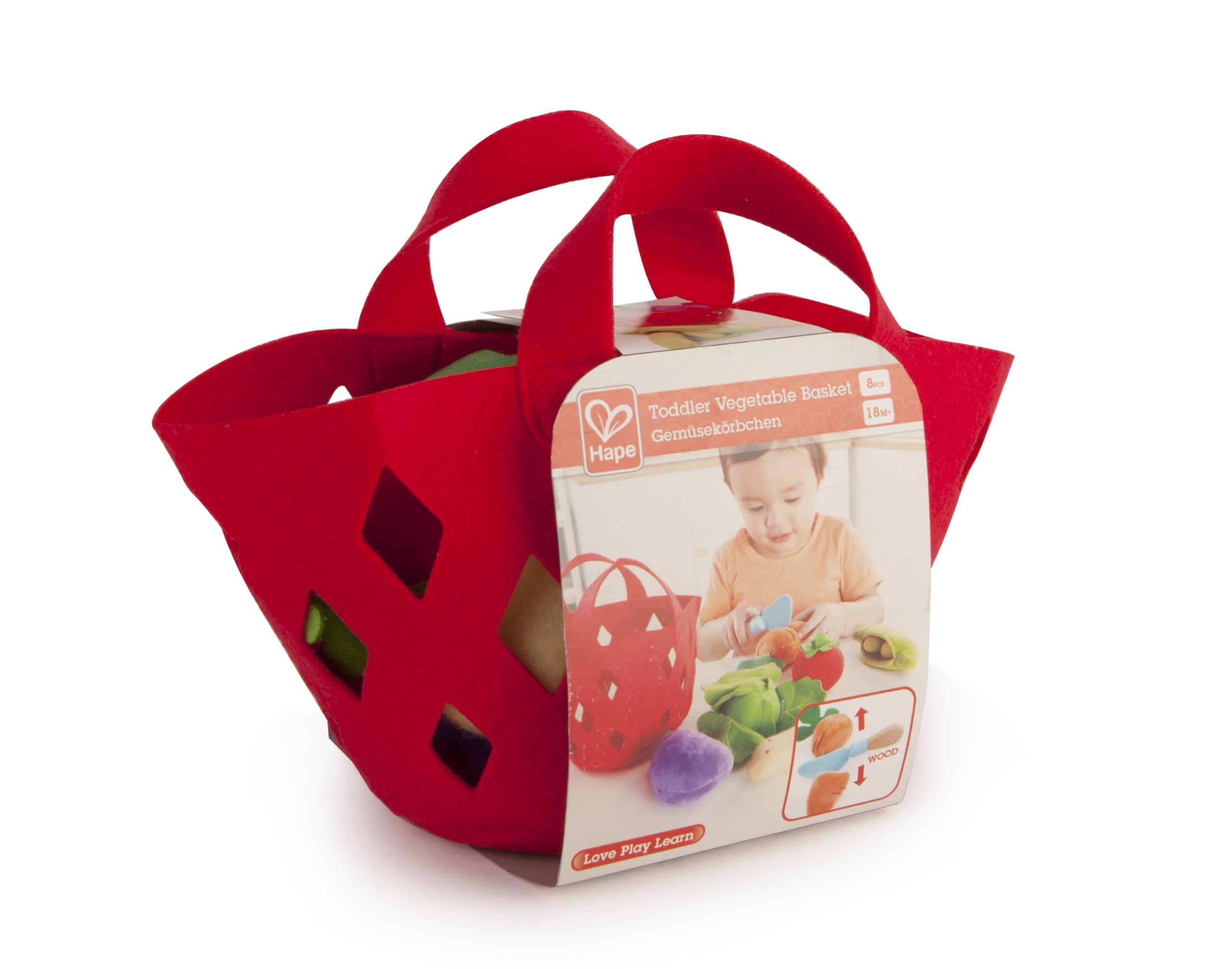 Hape Vegetable Basket - Soft Food Accessories - Suitable for 18 months and up