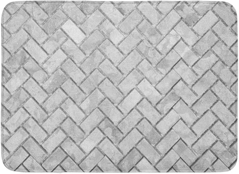 AoLismini Fußmatten Badteppiche Outdoor/Indoor Türmatte Grauer