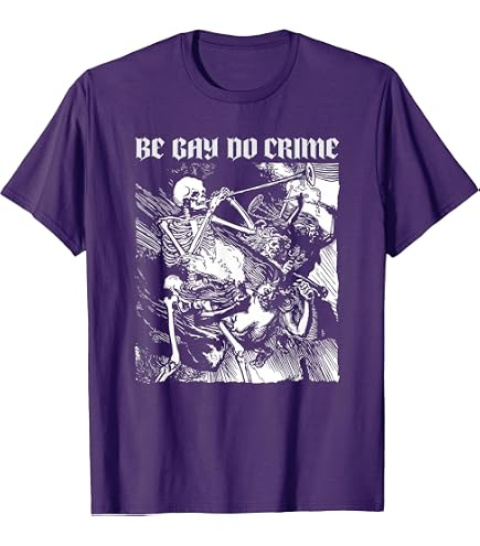 Amazon.com: Be Gay Do Crime Funny Meme Goose Rainbow LGBT Lesbian