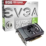 EVGA GeForce GT 640 2048MB GDDR3 Dual DVI, mHDMI Graphics Cards 02G-P4-2643-KR