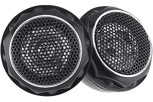 ePathChina 2pcs 140W T280 High Efficiency Mini Dome Tweeter Speakers for Car Audio System