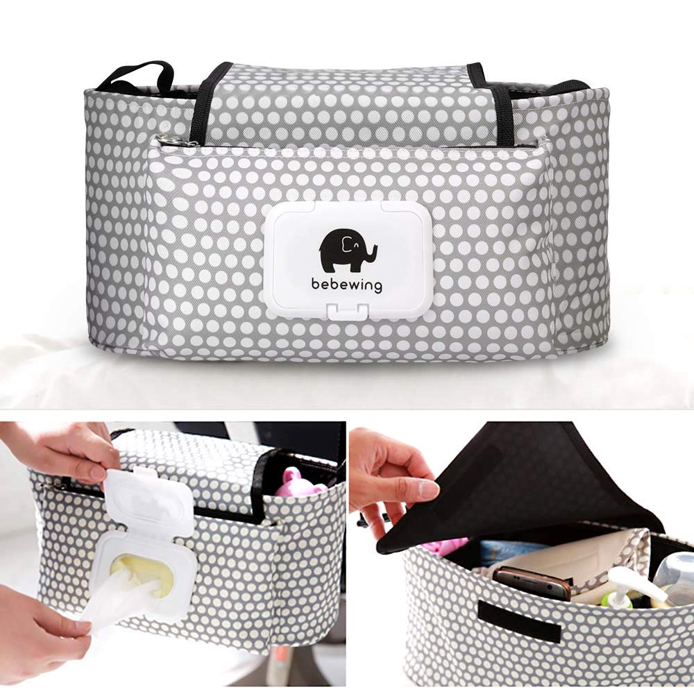 Parts & Accessories Grey Lekebaby Pram Buggy Organiser Pushchair