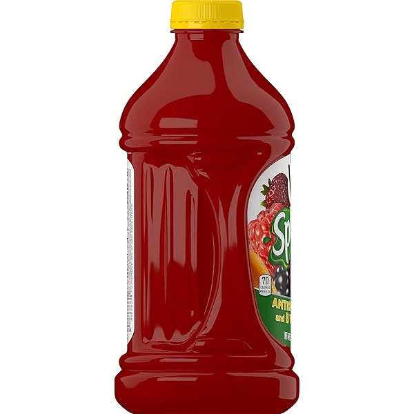 V8 SPLASH BERRY BLEND FLAVORED JUICE BEVERAGE, 64 OUNCE BOTTLE