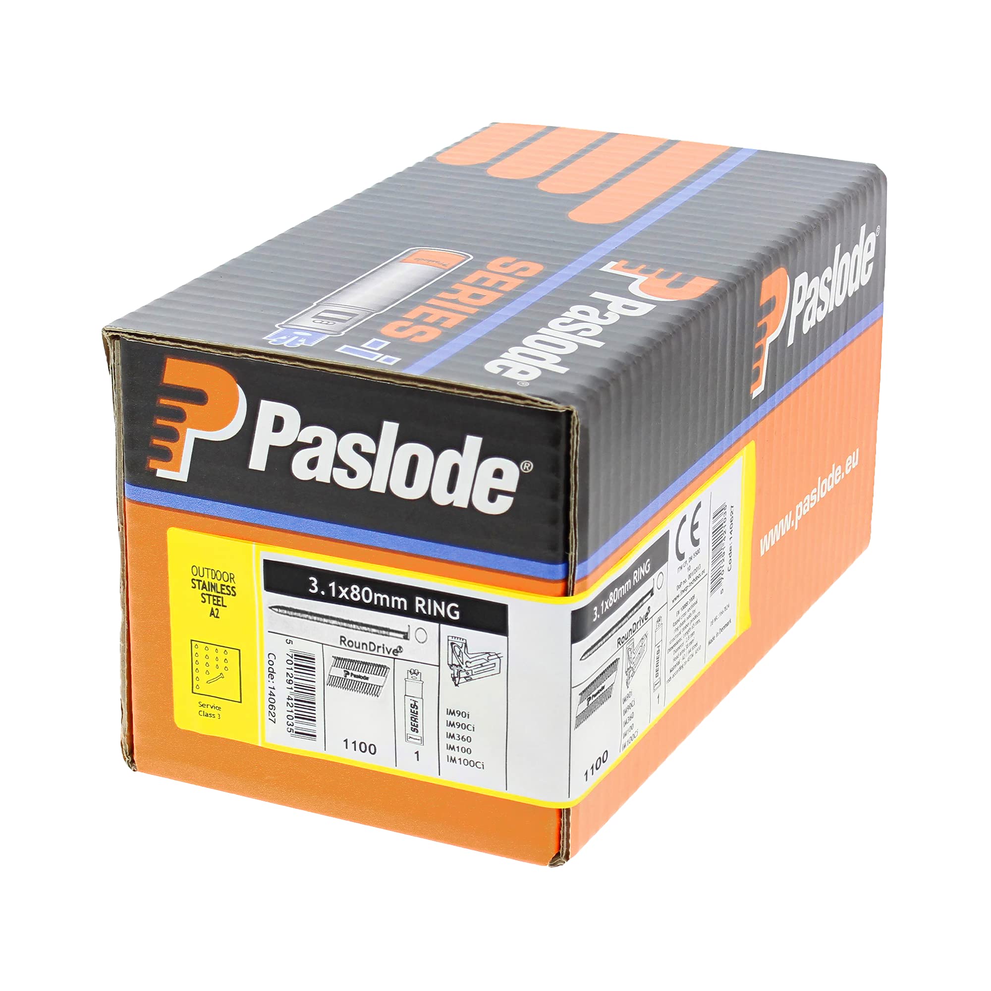 TIMCO Paslode Nail Fuel Handy Pack Framing - Silver - 3.1x80mm