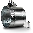 Suncourt ZoneMaster 10-Inch Normally Closed Motorized Damper — Power Open/Spring Close 24V Vent Damper, Transformer Included (ZC210)