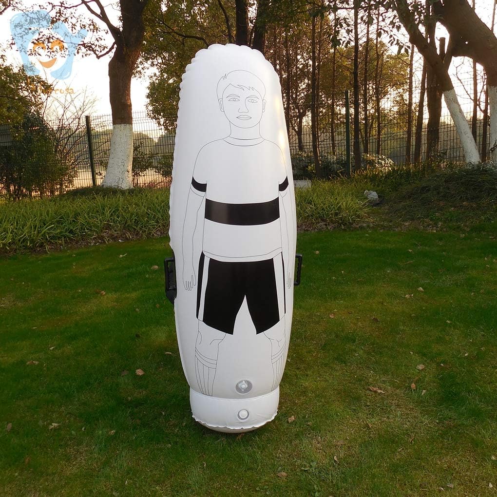 None 2.0m 78" Inflatable Football Dummy for Adult Goalkeeper Training Air Soccer Maniquins Free Kick Defender Wall Blow Up Football Dummies : Sports & Outdoors