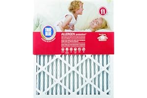 True Blue 15x20x1 MERV 11 Allergen Air Filter (4-Pack) | Electrostatic Pleated HVAC Furnace Air Filter | Replacement Filter for Home Use | Made in USA