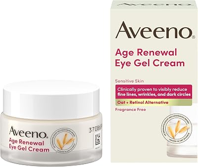 Aveeno Age Renewal Eye Gel Cream 15ml for Sensitive Skin