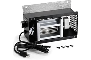 Hipoilk S31105 Wood Stove Blower for GHP Group, Monessen/Majestic (MHSC Brands), Majestic Dutchwest Windsor, CFM US Century Plate Steel Freestanding Wood Stove Fireplace