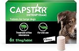 Capstar Flea Tablets for Dogs 11.5-57 kg 6 x 57 mg Fast Acting