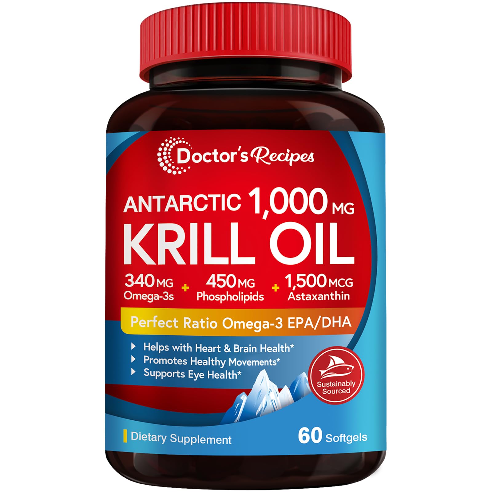 Antarctic Krill Oil 1000 Mg