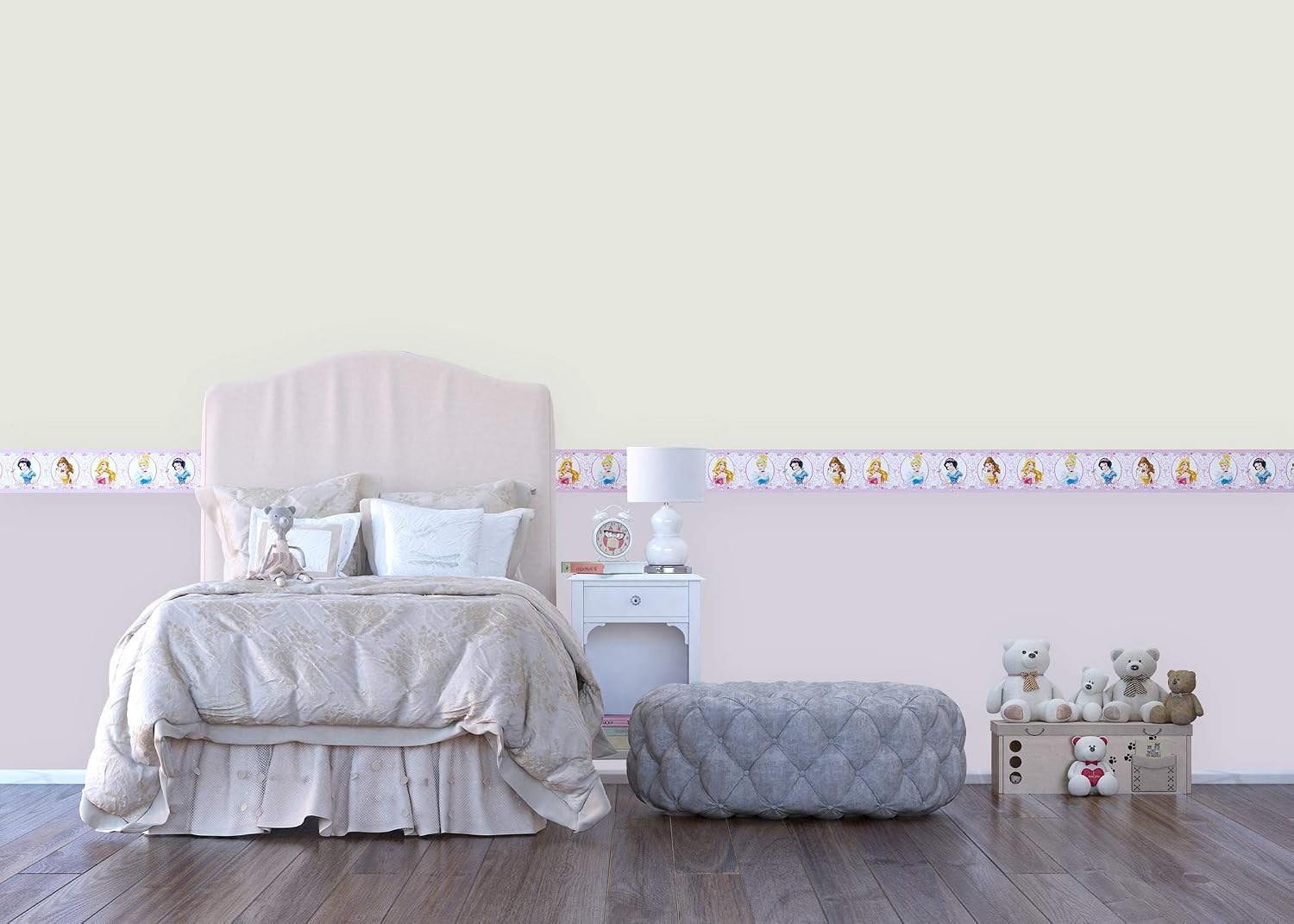 Disney Princess, self-adhesive border for the wall in the room for the girl children's room, 5 m X 14 cm, Multi-colour, 500 x 14 cm - Image 4