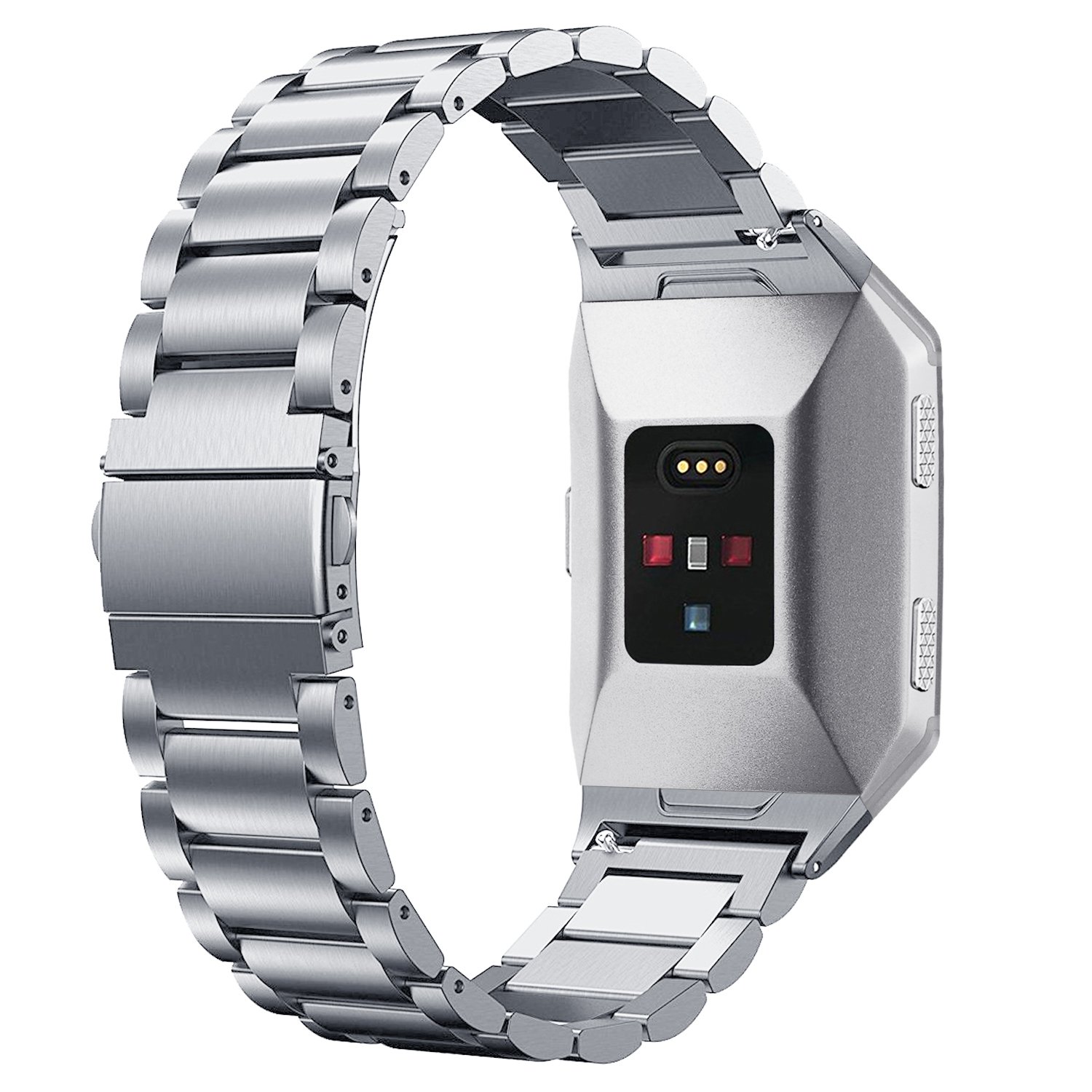 Fitbit banda iónico, shangpule Metal de acero inoxidable ...