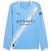 Men’s Manchester City FC 2025/26 Replica Home Soccer Jersey, Long Sleeve - Team Light Blue