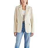 Steve Madden Women's Faux Leather Boyfriend Blazer