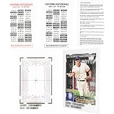 Deyimmei Contains Two Sets Sports Trading Cards Measuring Tools，Card Centering Grading Tool,Sports Cards Grading kit