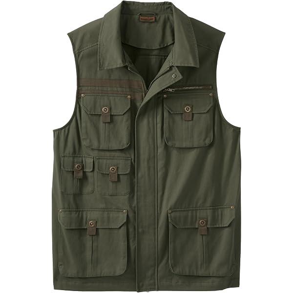 Boulder Creek by KingSize Men's Big & Tall 9 Pocket Twill Utility