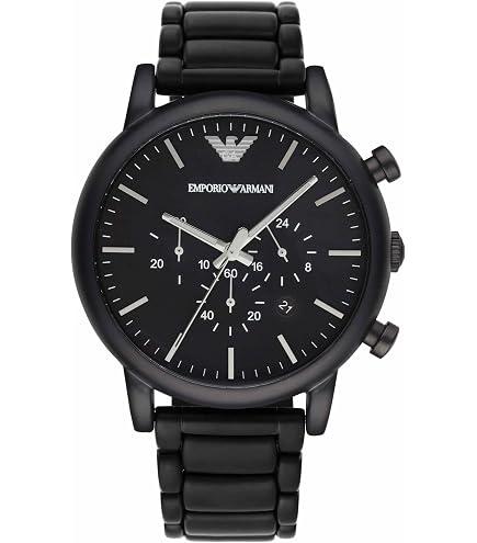 Amazon.com: Emporio Armani Men's Chronograph Stainless Steel Watch