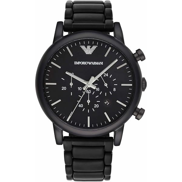 Amazon.com: Emporio Armani Hombres Cuarzo Acero Inoxidable Gris