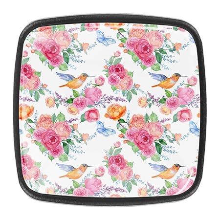 Schrankknöpfe Kolibri Blumen Kommodenknöpfe Moderne Schrankknöpfe und